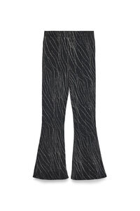 Vero Moda Calça comprida boca de sino com lurex
