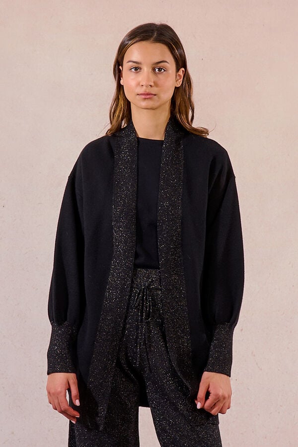 Molly Bracken Casaco de malha manga comprida Preto