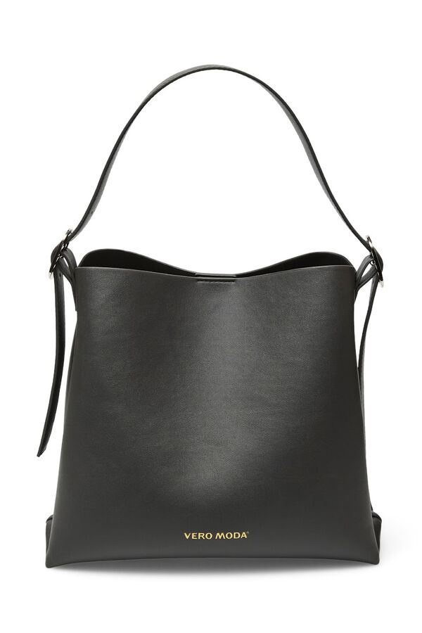 Vero Moda Mala transversal com efeito couro  Cinzento