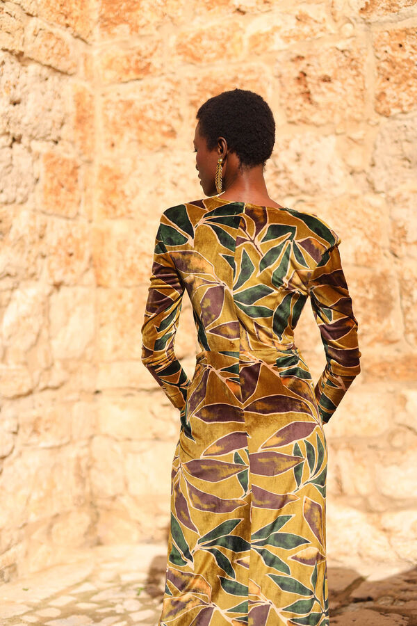 Panambi Vestido Peir Dourado