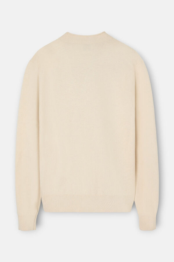 Silbon Casaco de malha clássico Tostado