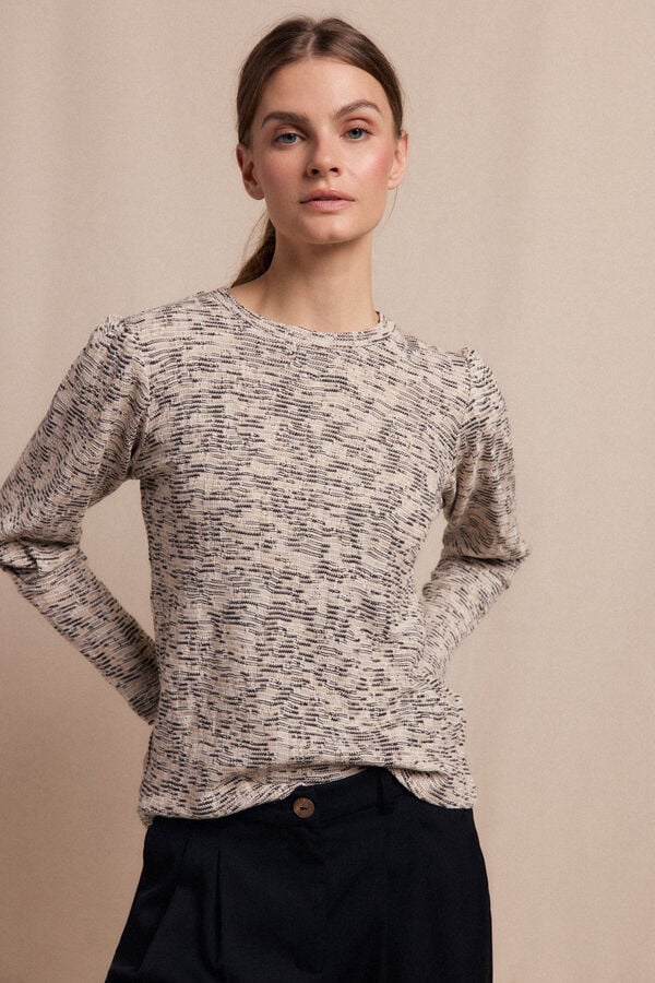 Slowlove Top estructura frunce Multicolour