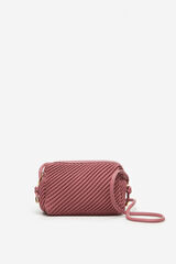 Cortefiel Knotted crossbody bag Pink