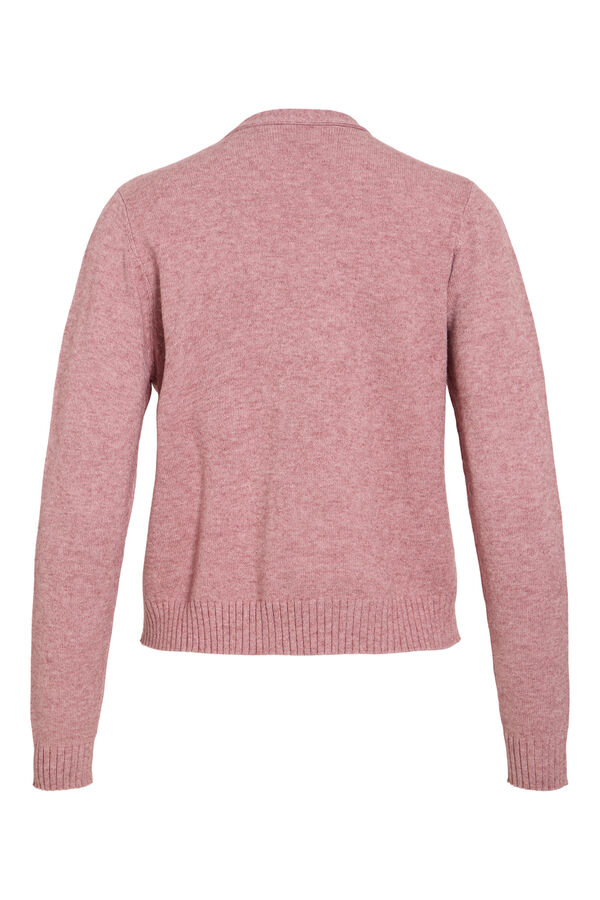 Vila Basic knit cardigan Purple