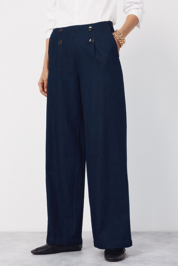 Pantalón denim sastre