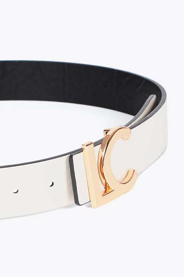 Lola Casademunt Cinturón reversible Negro