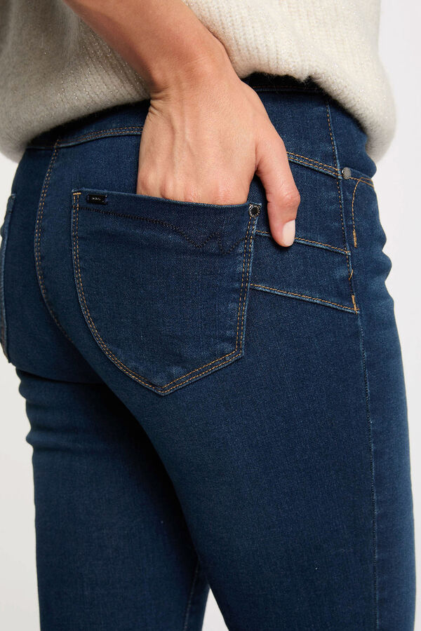 Morgan Jeans slim tamanho padr&atilde;o Azul
