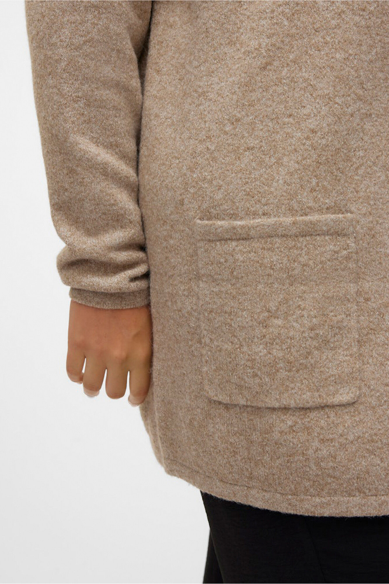 Vero Moda Curve Casaco de malha com capuz tamanho grande 