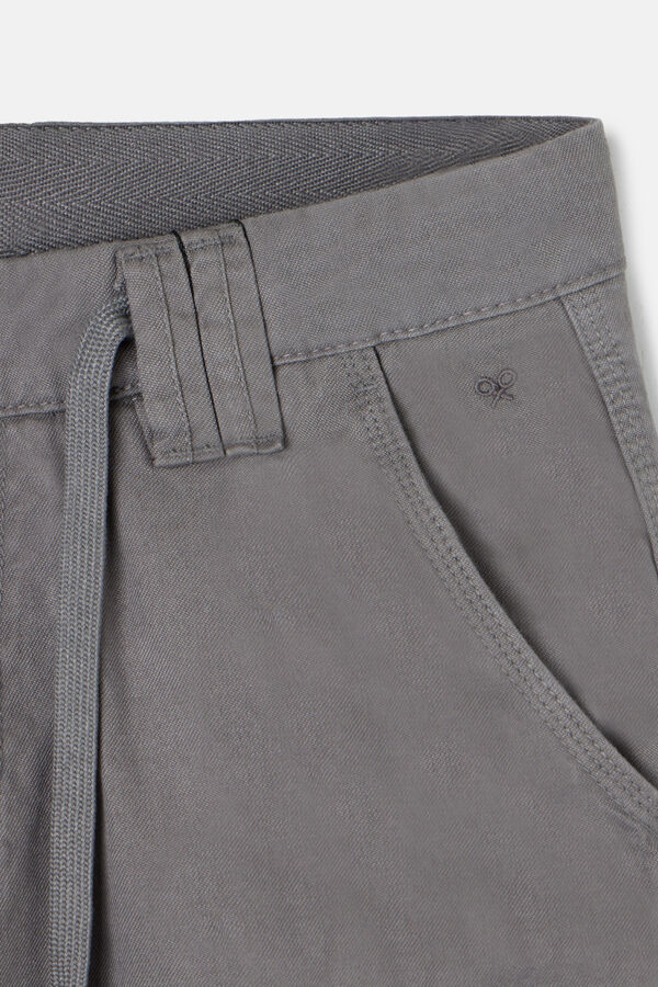 Silbon Bermudas cargo Cinzento