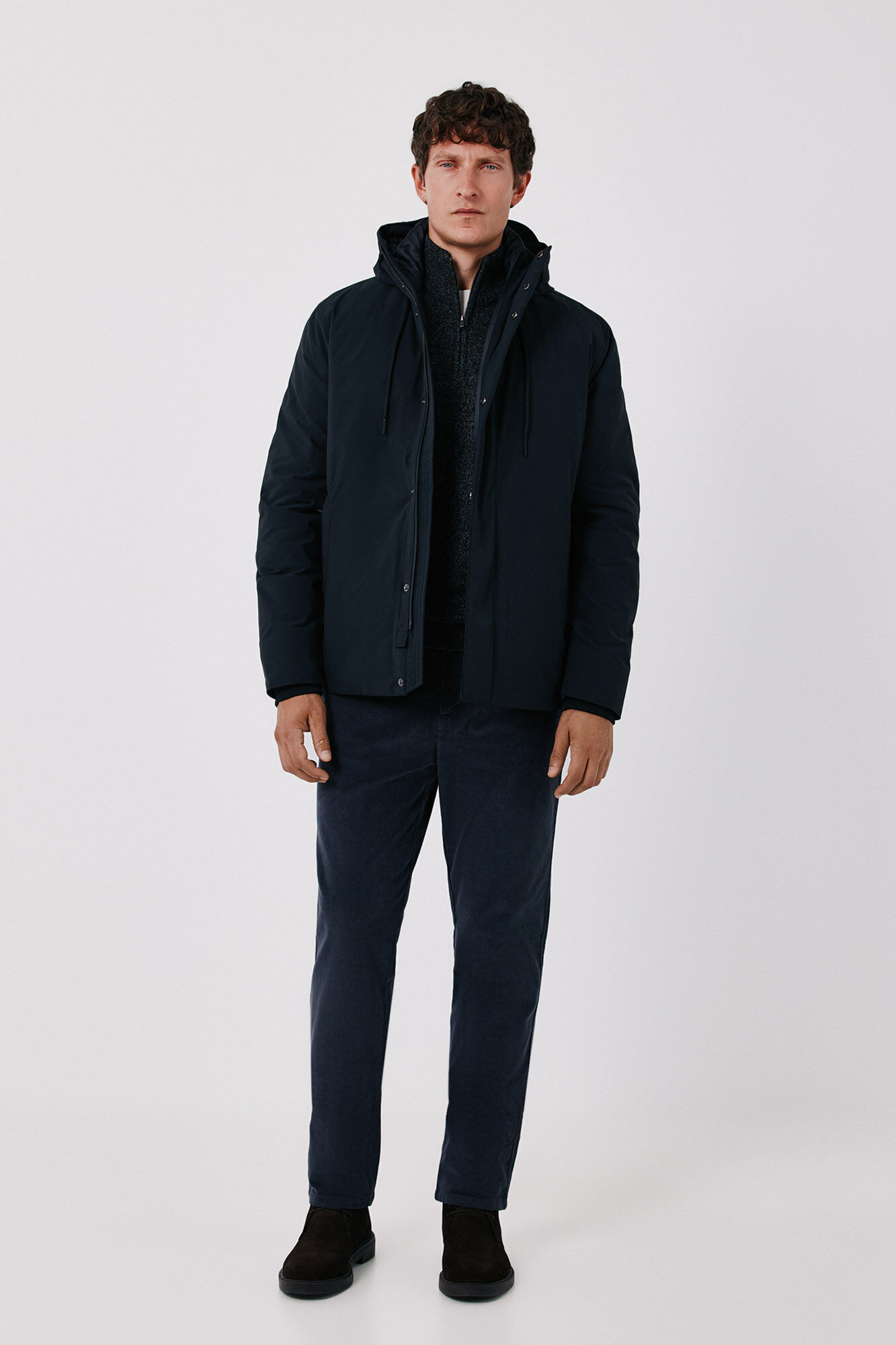 Cortefiel Short hooded parka
