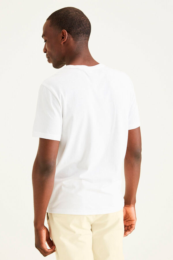 Dockers T-shirt gola redonda Branco