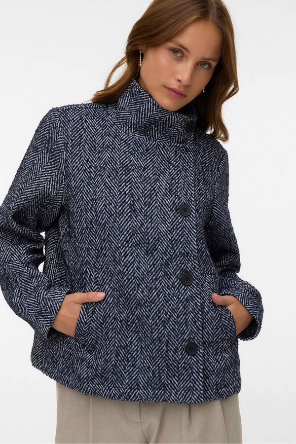 Vero Moda Blusão com estrutura espiga Azul