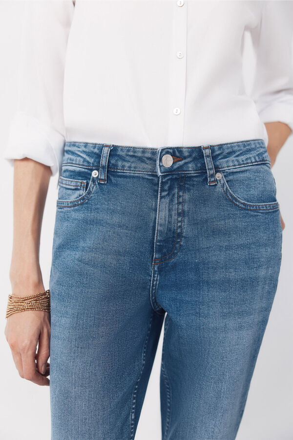 Cortefiel Jeans Rectos Blue