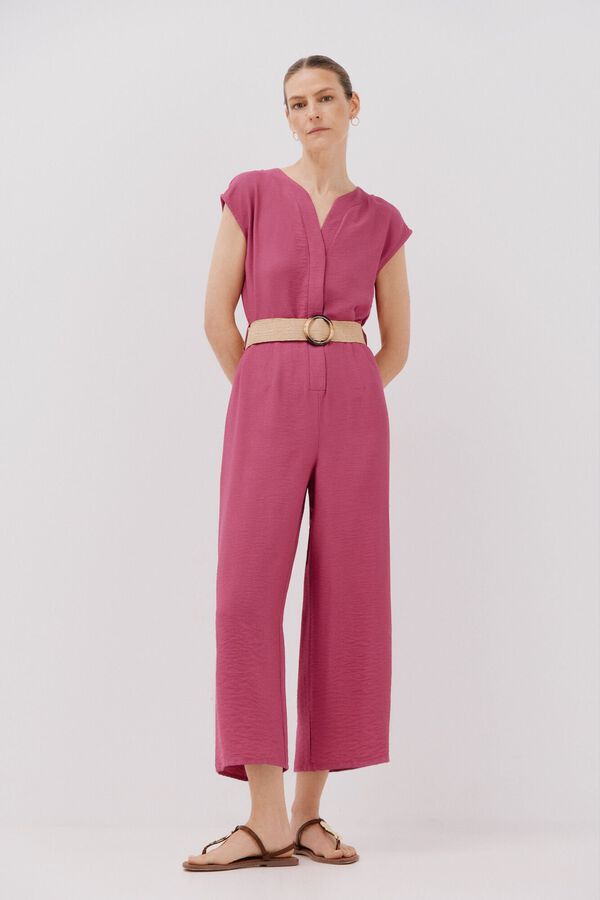 Cortefiel Jumpsuit with belt Multicolour