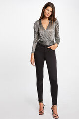 Morgan Pantal&oacute;n slim talle est&aacute;ndar Negro