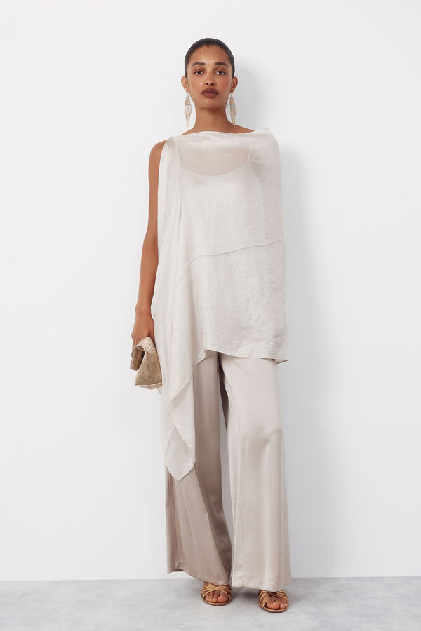 Cortefiel Plain cape Gold