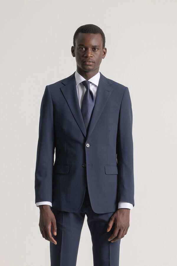 PuroEGO Terno estruturado Slim Fit Azul