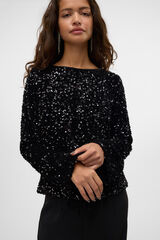 Vero Moda Long sleeve -shirt Black