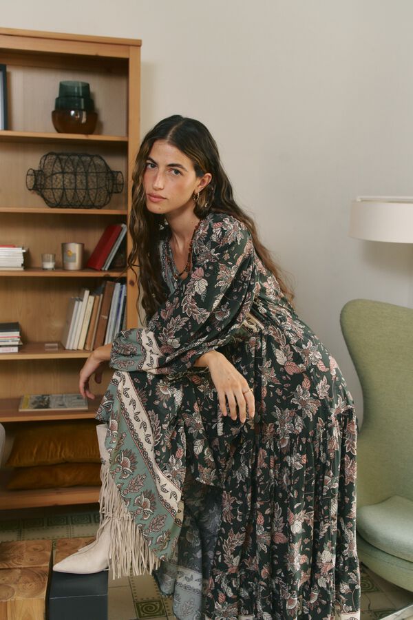 Jaase Vestido maxi Teresa Verde