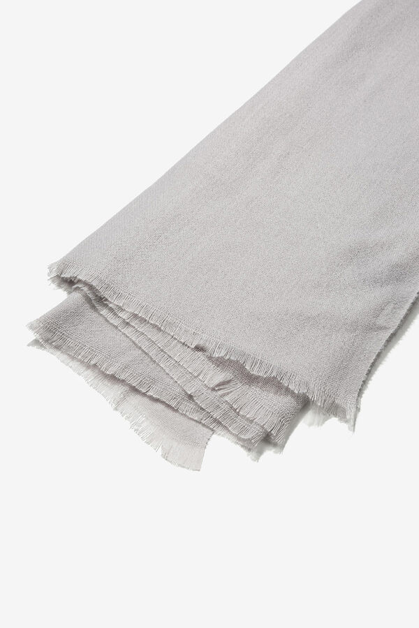 Vilanova Pa&ntilde;uelo liso rectangular Gris