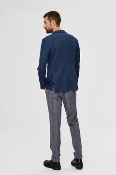 Cortefiel Lightweight slim fit blazer Royal blue