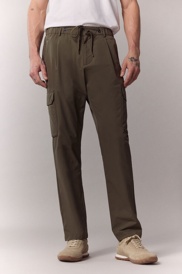 OOTO Technical cargo trousers Kaki