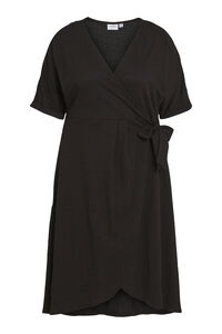 Cortefiel Wrap dress  Black