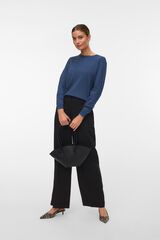 Vero Moda Camisola de malha fina de manga comprida Azul