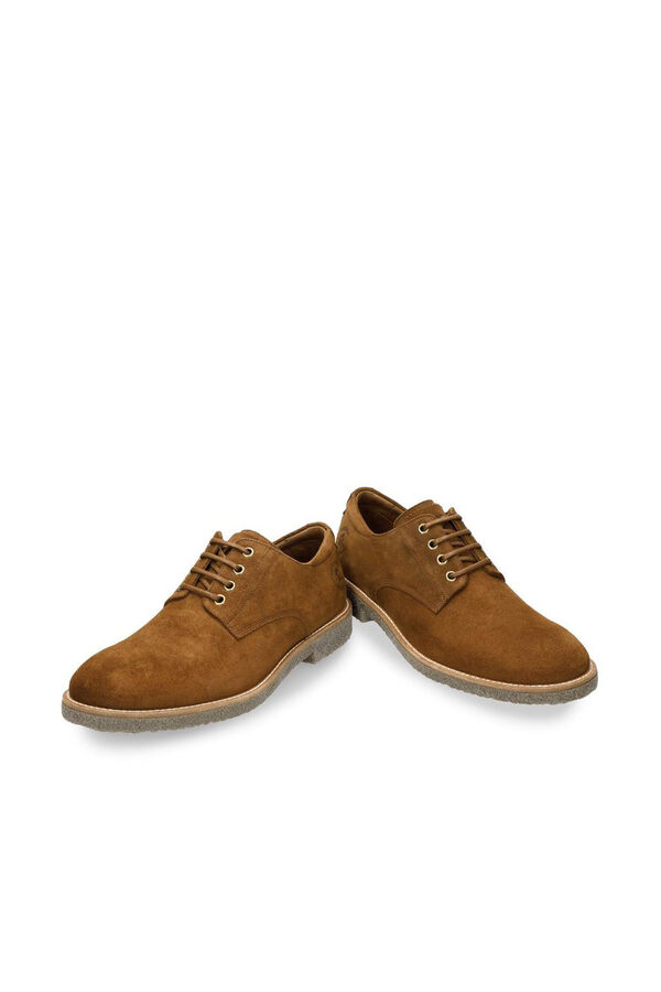 Panama Jack Zapato hombre piel Marr&oacute;n