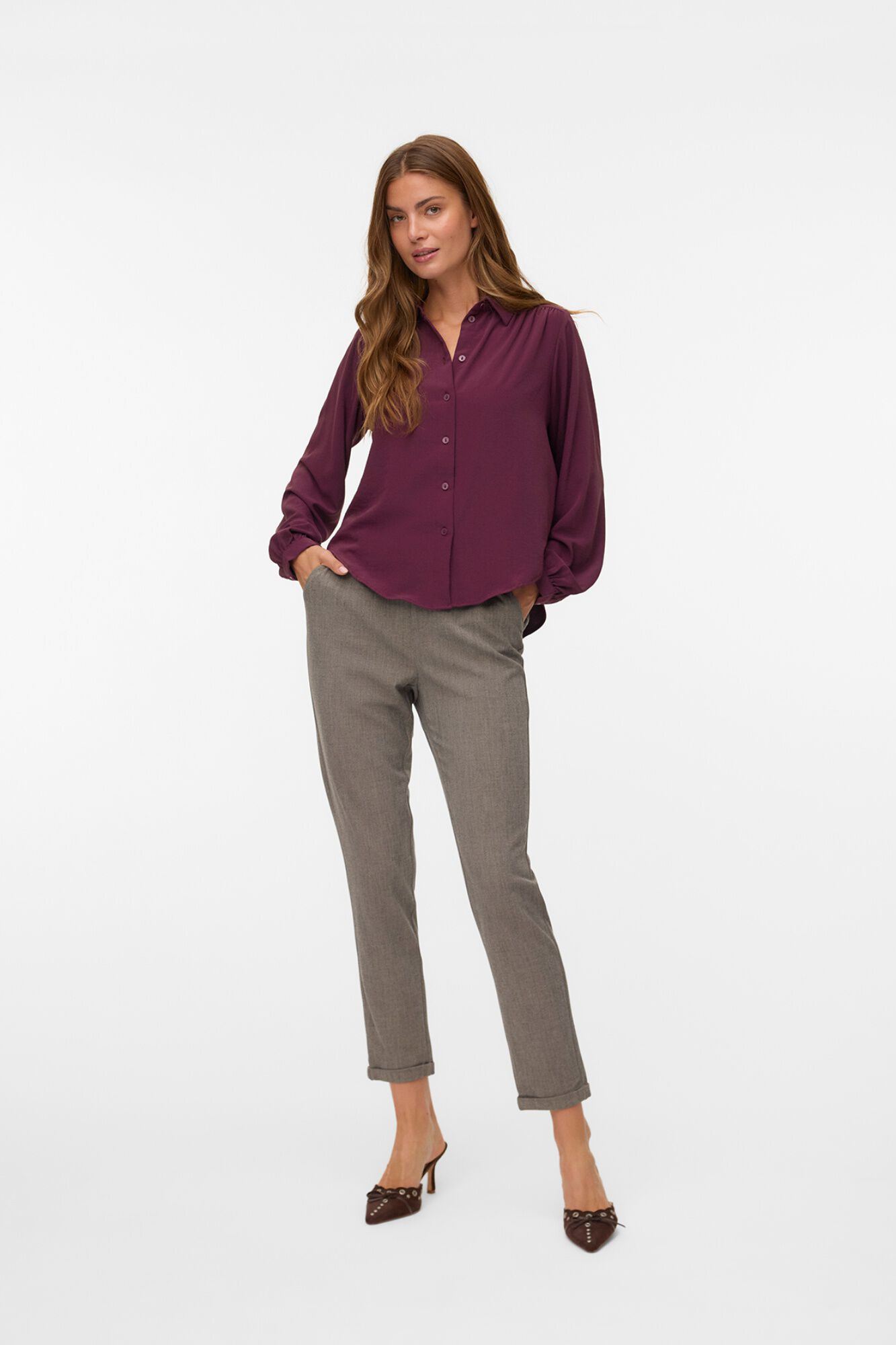 Vero Moda Cal&ccedil;a de vestir de tornozelo