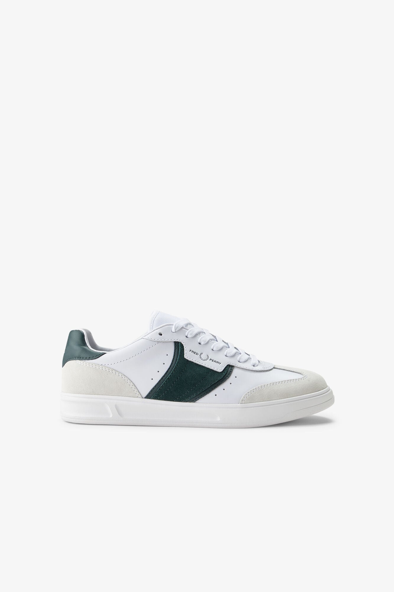 Fred Perry Sapatilha B4 em pele/camur&ccedil;a