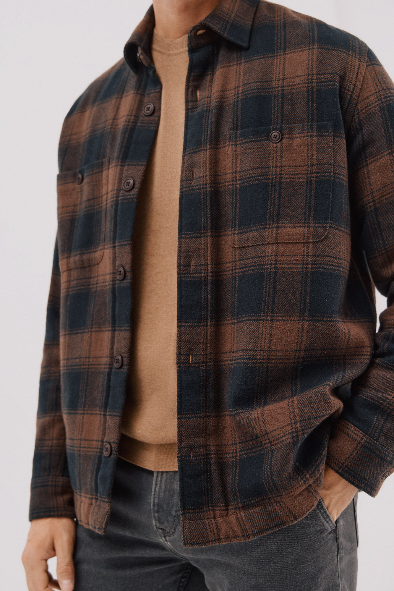 Cortefiel Quilted overshirt