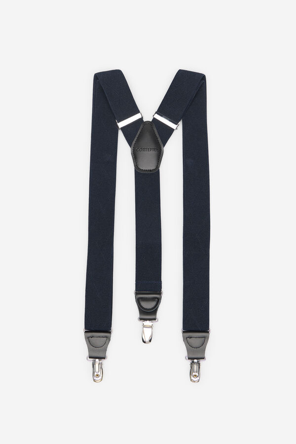Cortefiel Elastic herringbone strap Navy