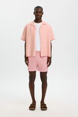 Selected Fato de banho liso Vermelho