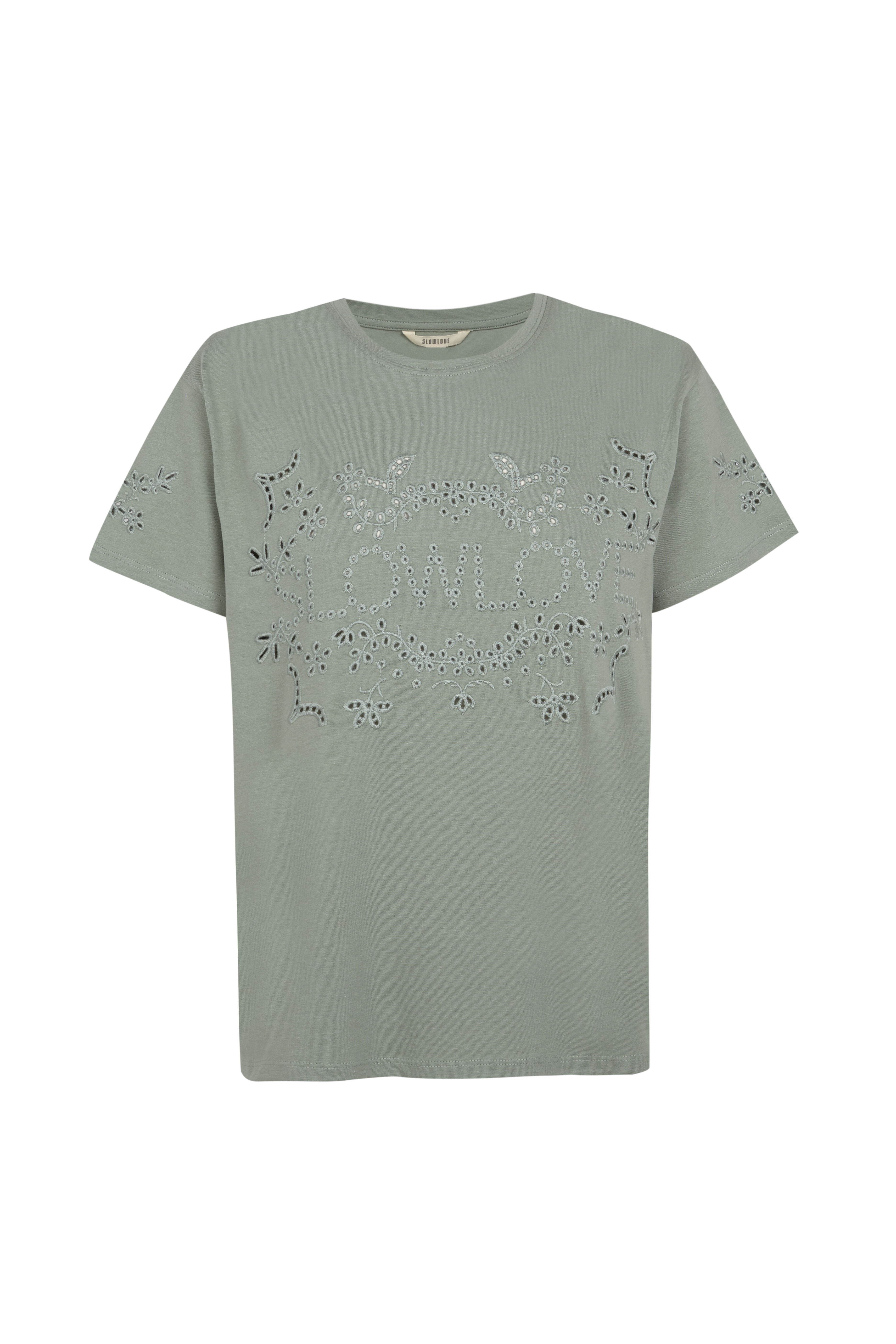 Slowlove Camiseta bordado