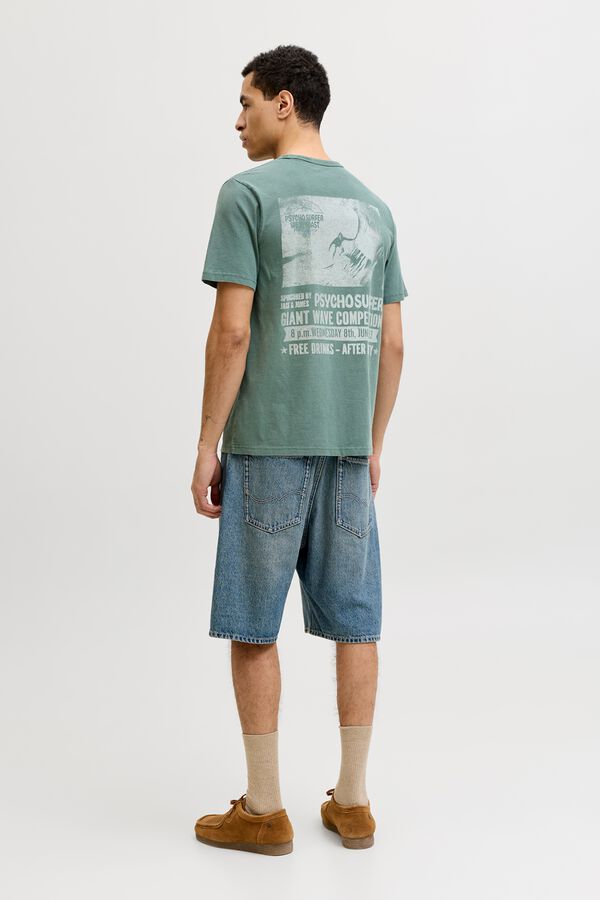 Jack & Jones T-shirt estampada logo Verde