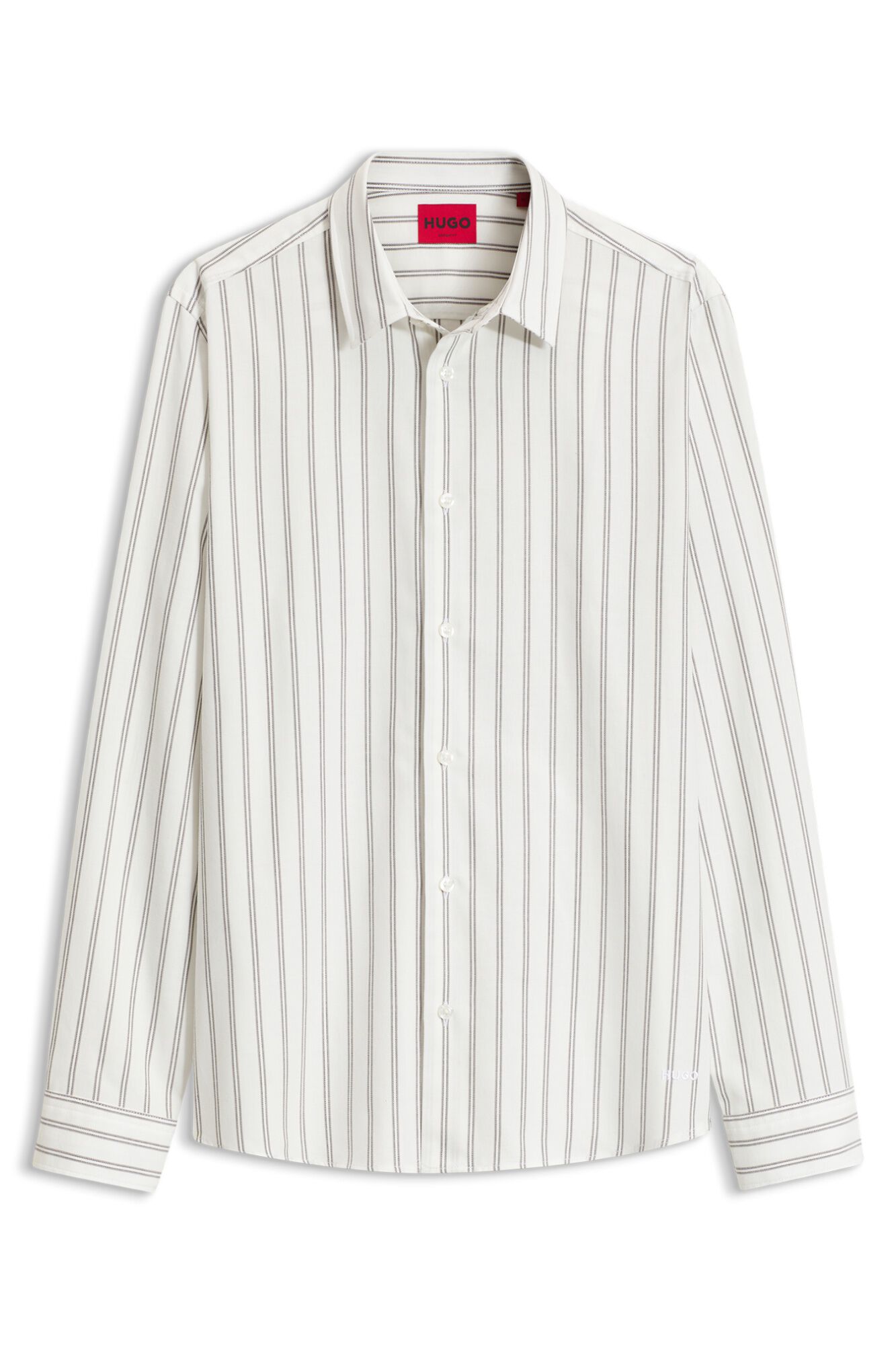 HUGO Camisa moderna manga larga