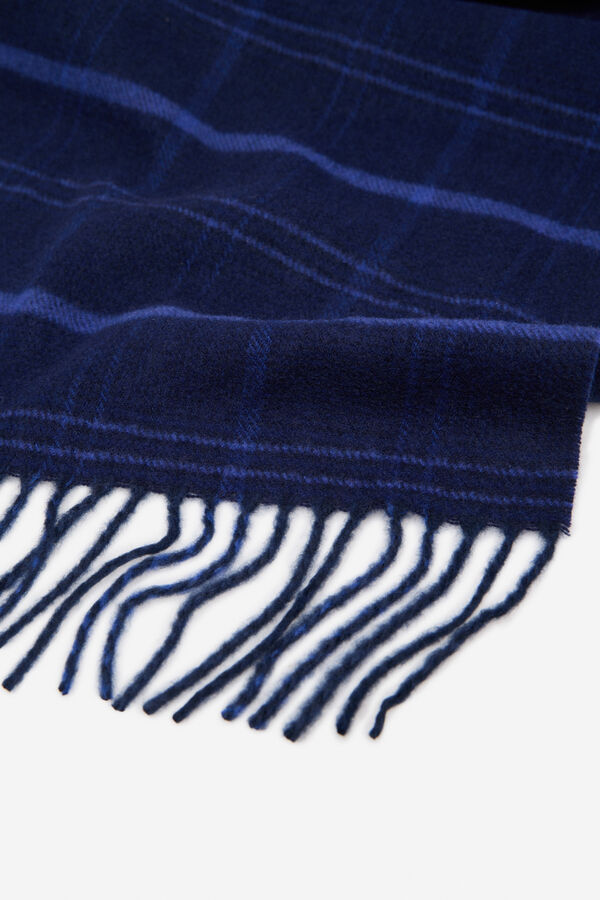 Cortefiel Cachecol de tecido Azul