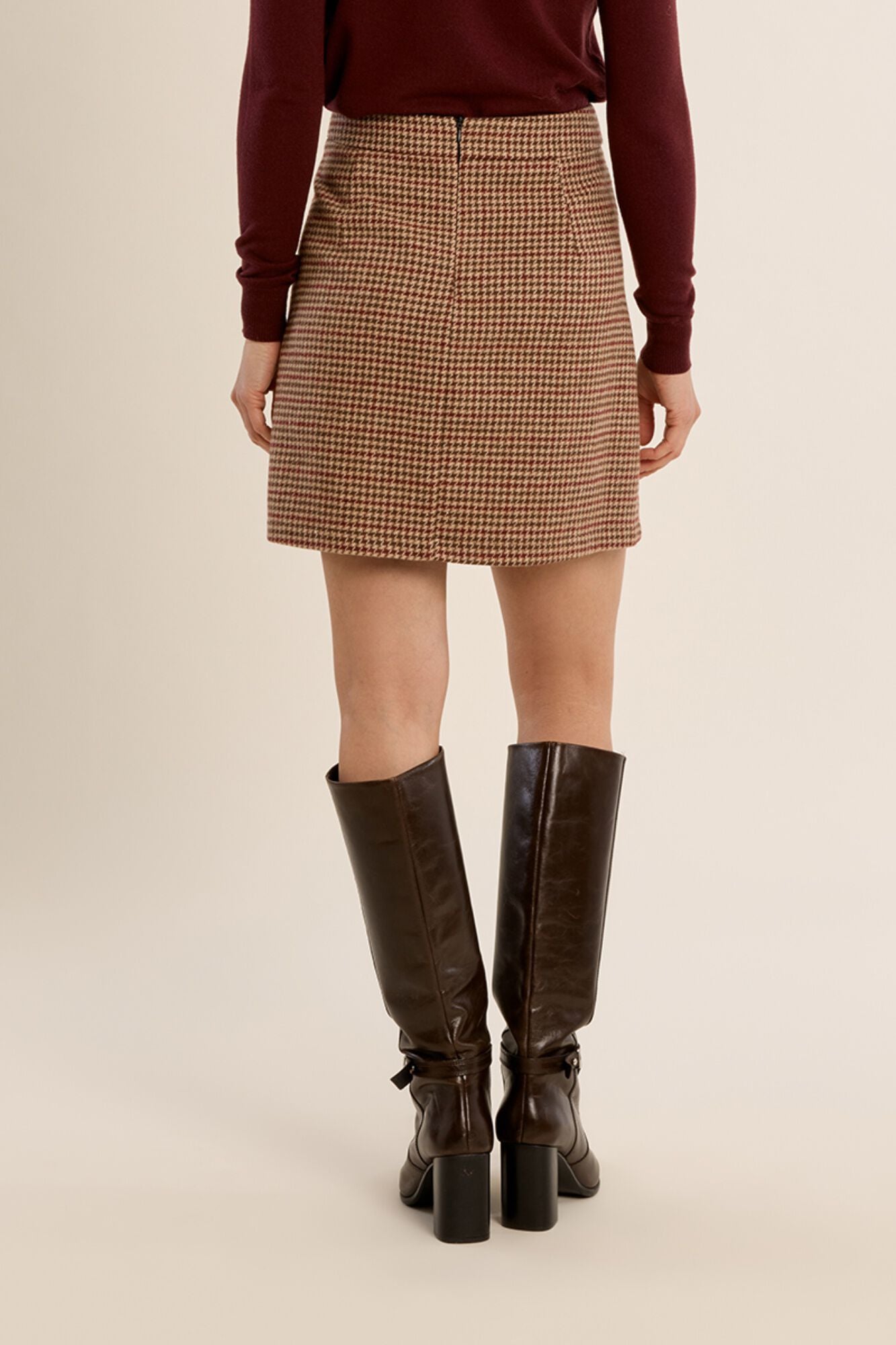Molly Bracken Saia curta estampada