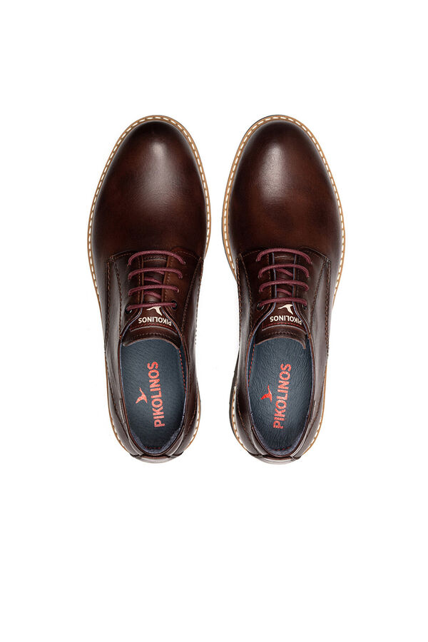 Pikolinos Zapatos cordones Marr&oacute;n oscuro