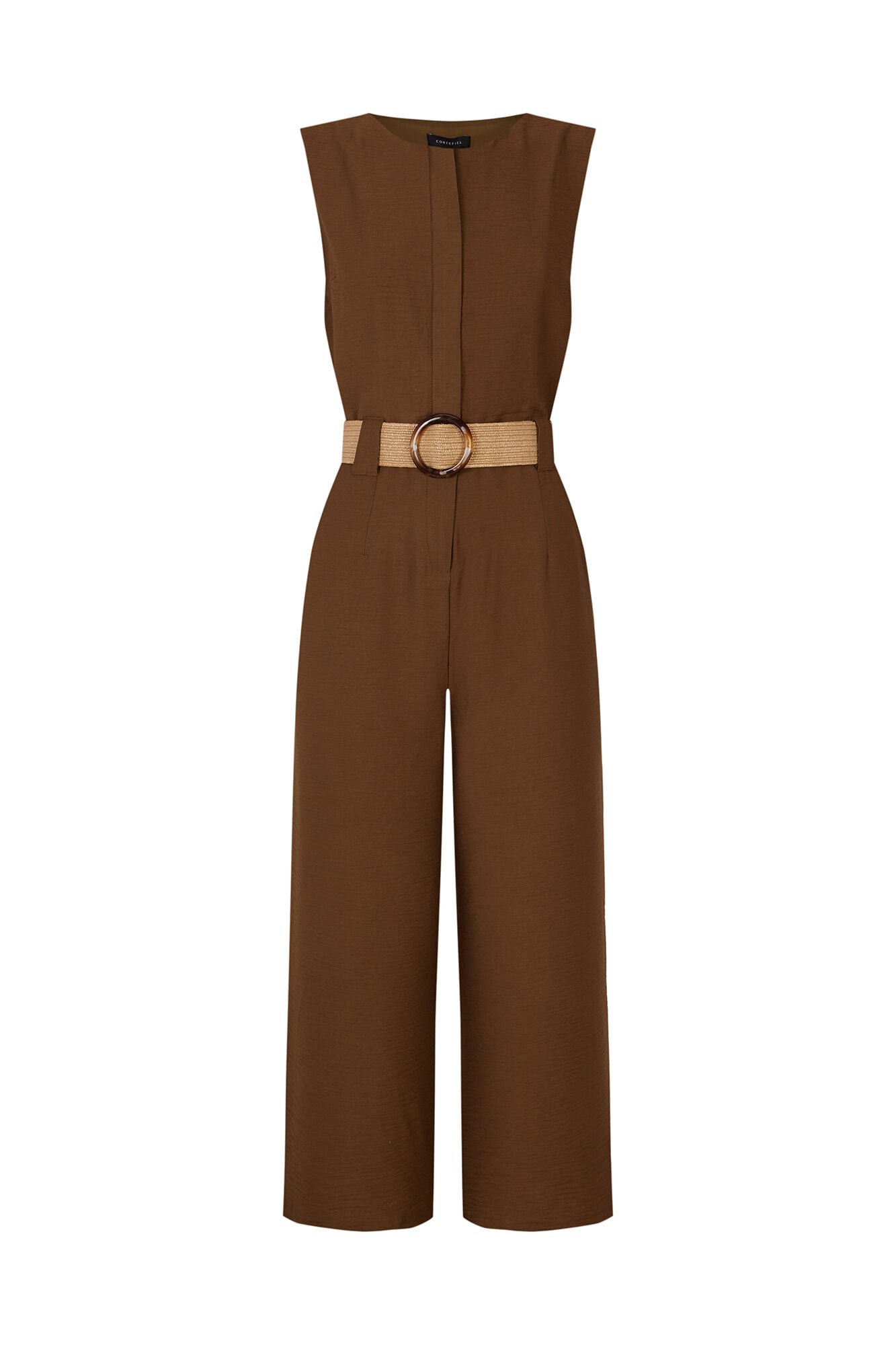 Cortefiel Belted jumpsuit