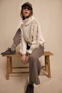 Slowlove Jersey aranes y flecos