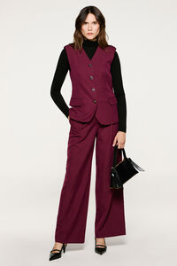Selected Calça de terno plissadas.