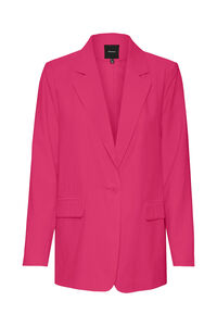 Cortefiel Classic straight cut blazer Pink