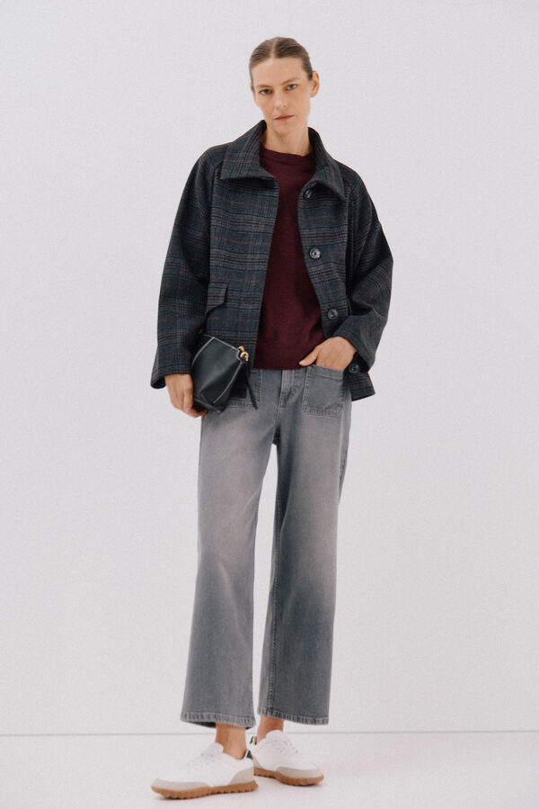 Cortefiel Soft feel jumper Maroon
