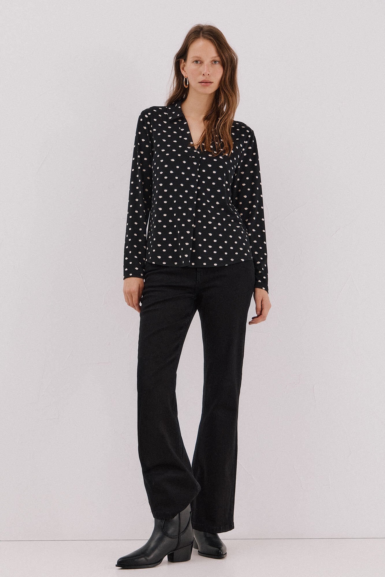 Cortefiel Polo shirt neck t-shirt