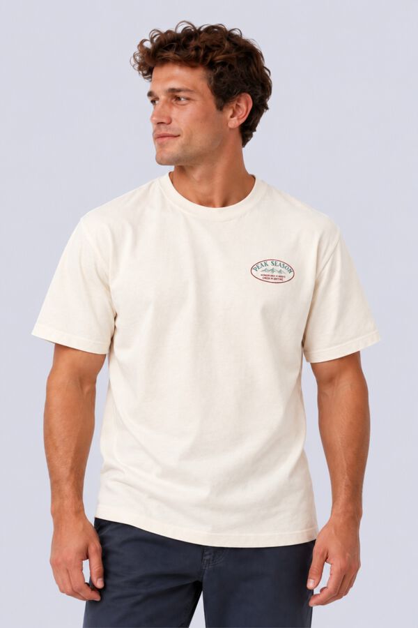 Cloking T-shirt Lavada Escuro Fitting Room Ecru