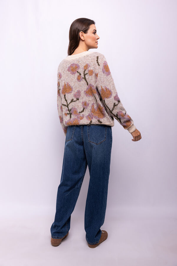 Object Camisola com estampado floral Branco