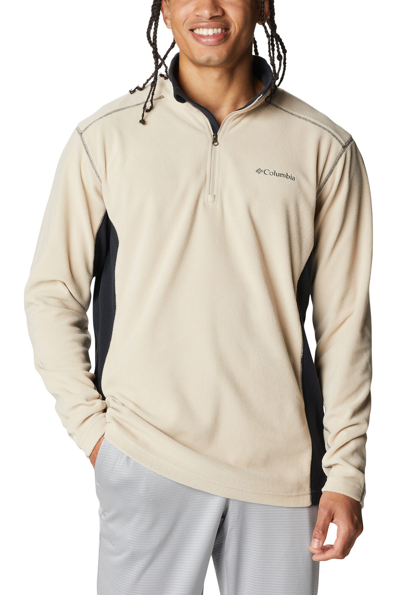 Columbia Forro meia fecho-&eacute;clair para homem Columbia Klamath Range&trade; II