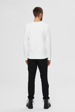 Cortefiel Organic sweatshirt White